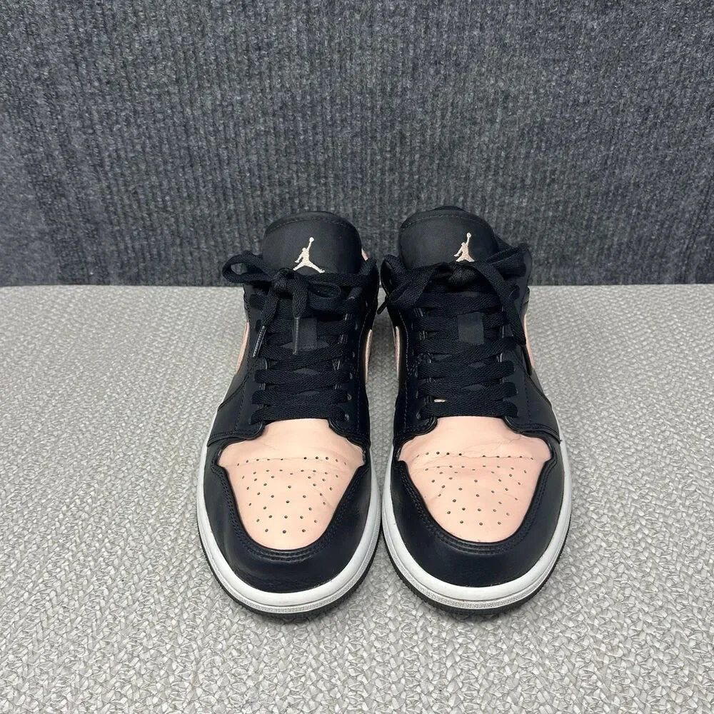 Nike Air Jordan 1 Low Crimson Tint Black Pink Mens Size 9 553558-034